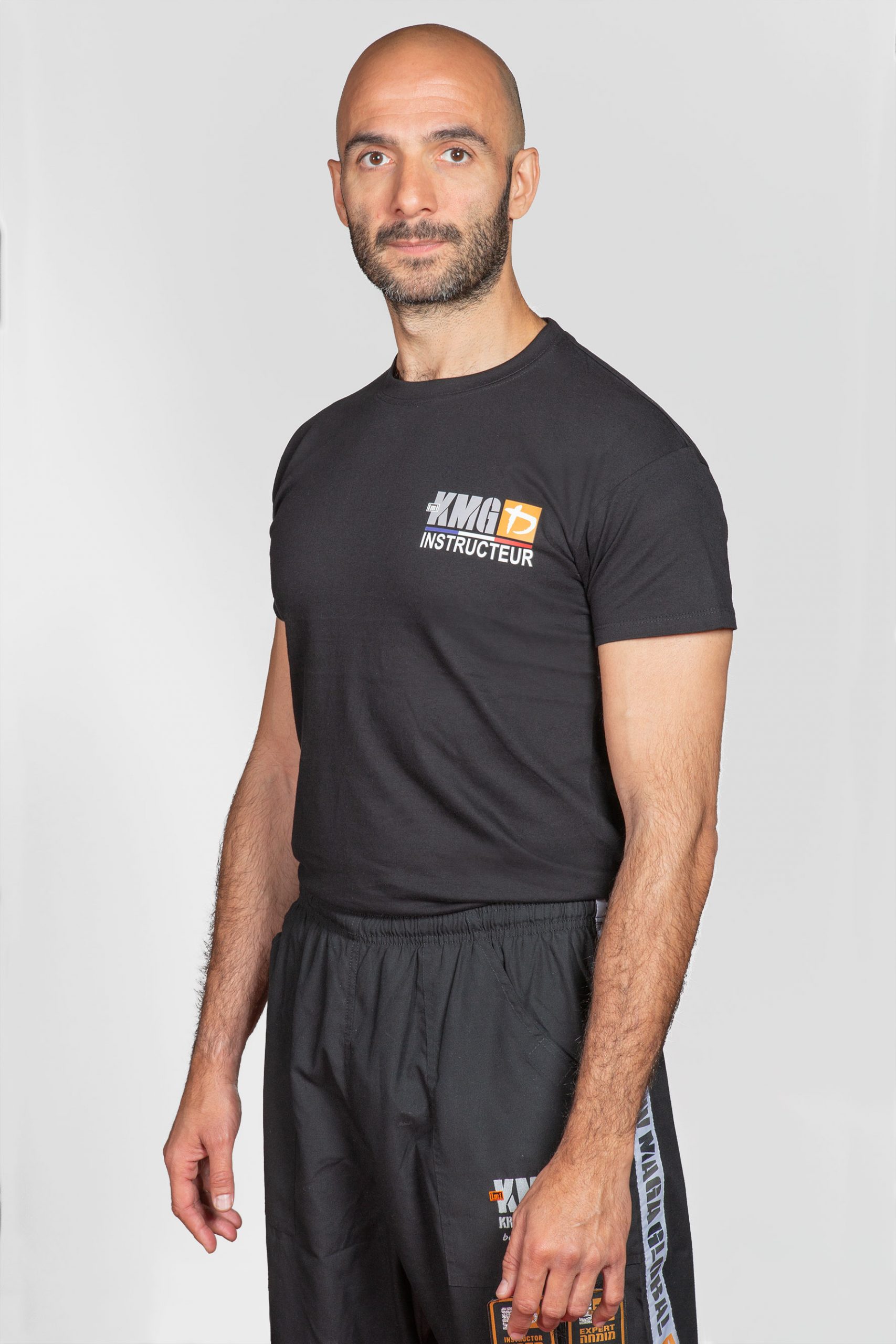KMG France Homme t shirt manche courte instructeur 01 Kravmaga scaled (1)